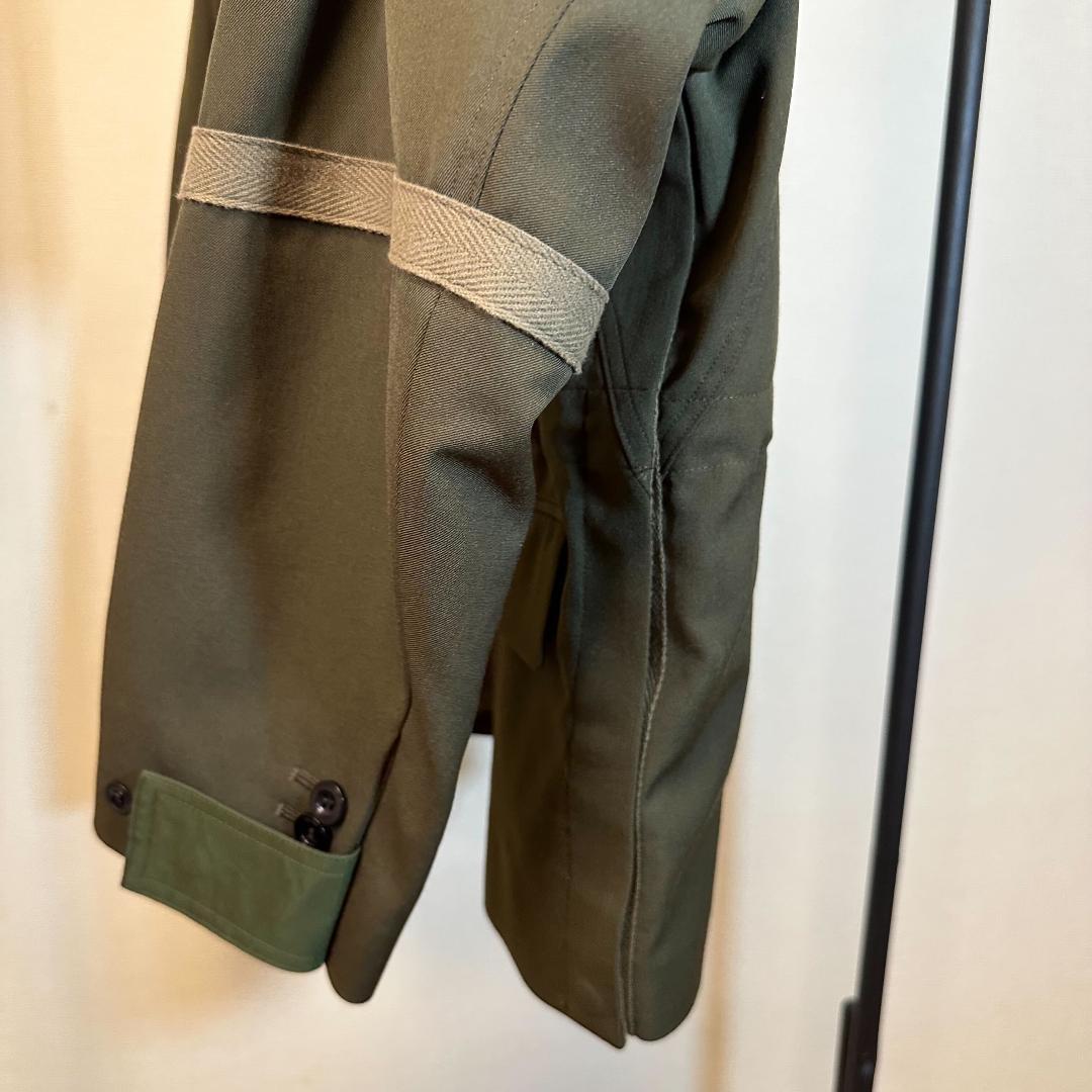 sacai サカイ 22SS テーラードジャケット オリーブ サイズ1