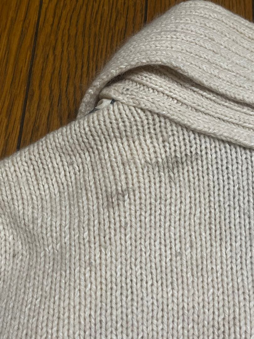 HERMES マルジェラ期 カシミヤ シルク ニット カーディガン L