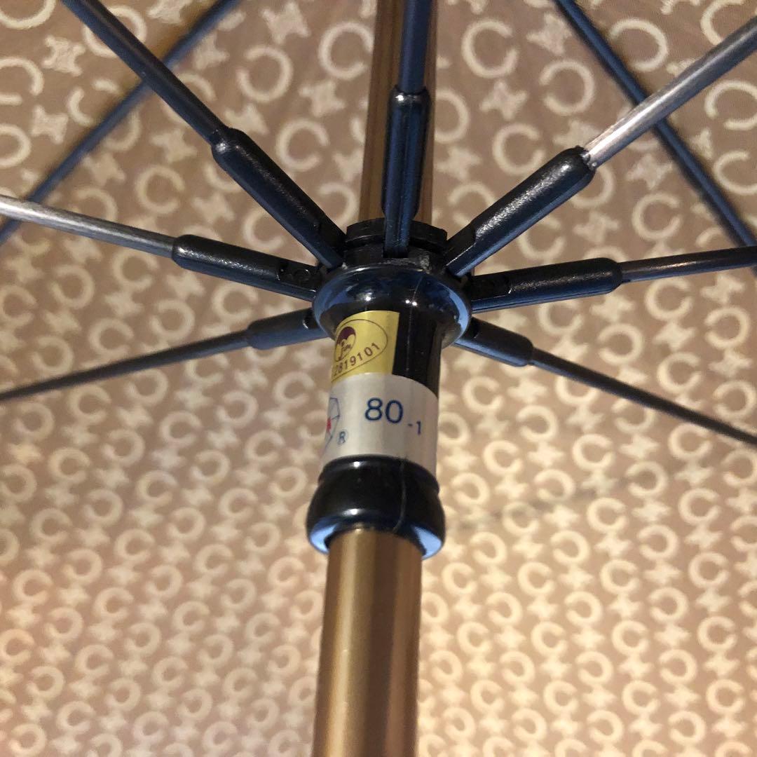 セリーヌ CELINE 長傘 トリオンフCマカダム 総柄 ベージュ 90cm