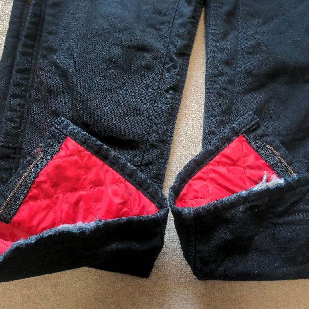 カーハート UFCW USA製 オーバーオール ダブルニー W34 キルティング