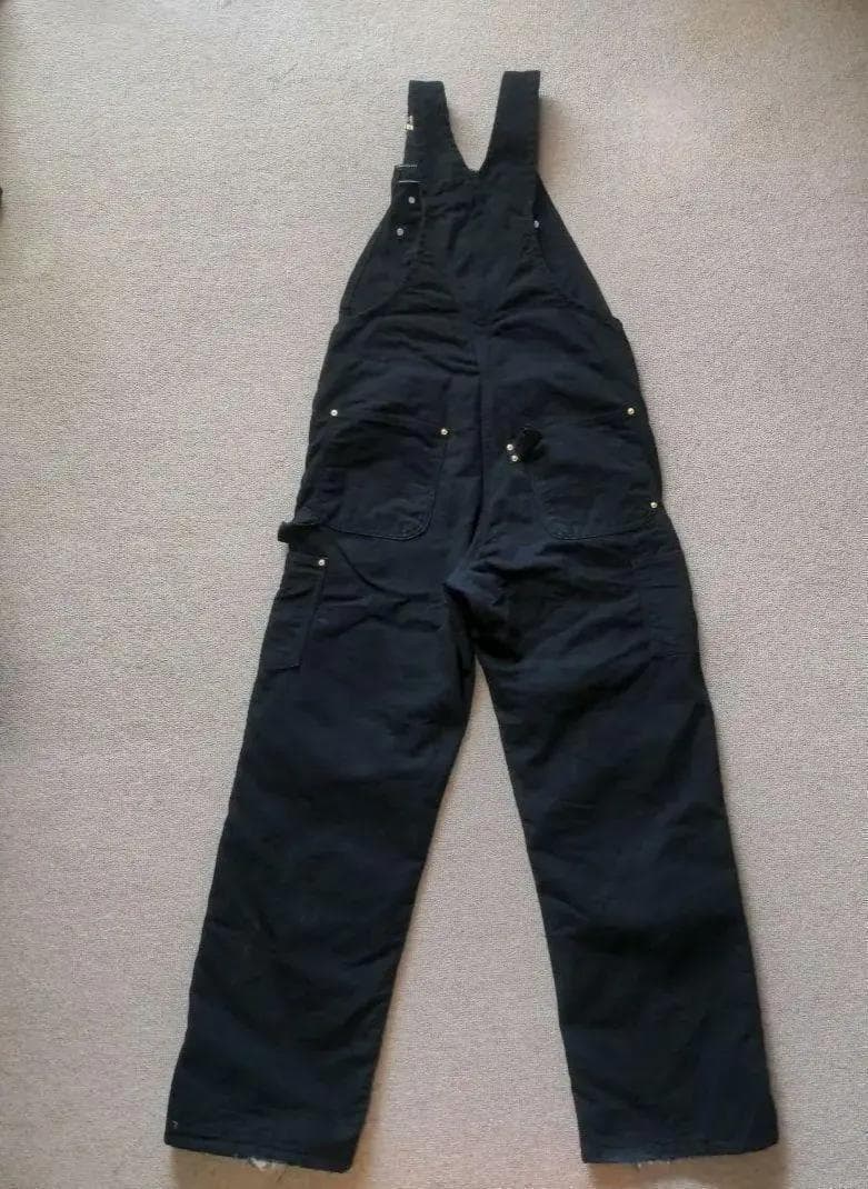 カーハート UFCW USA製 オーバーオール ダブルニー W34 キルティング