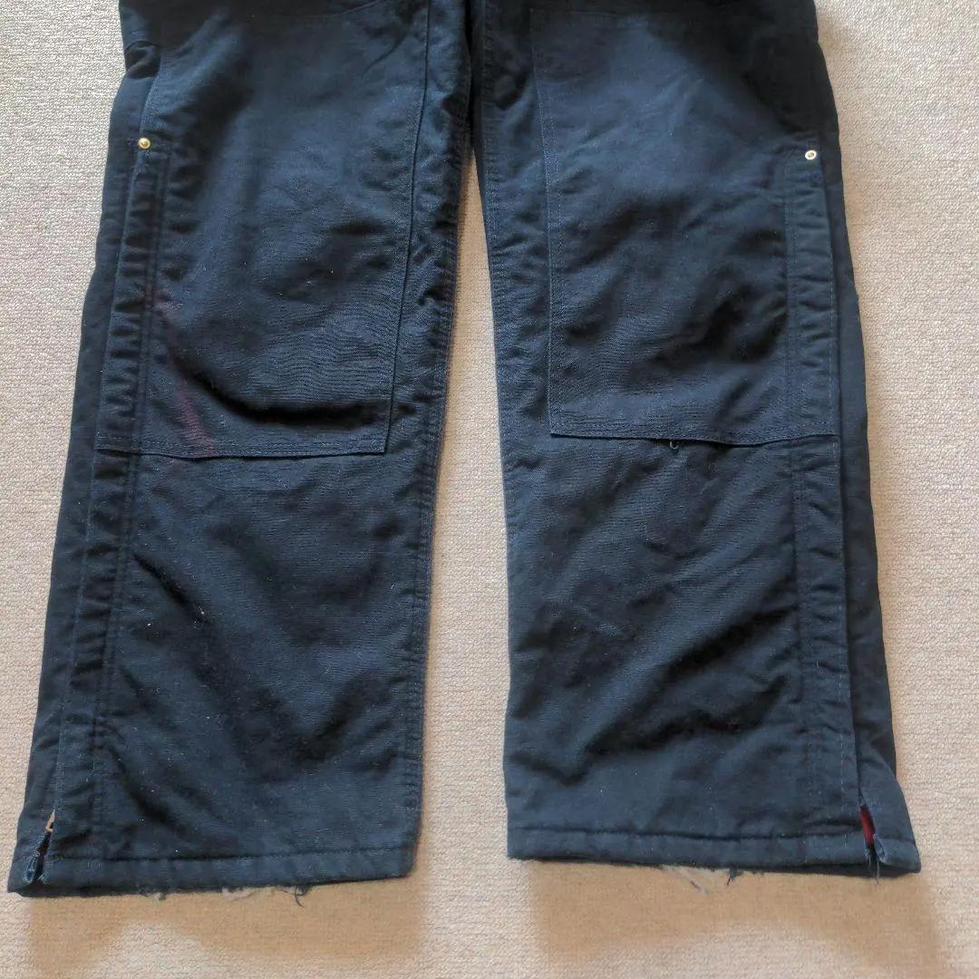 カーハート UFCW USA製 オーバーオール ダブルニー W34 キルティング