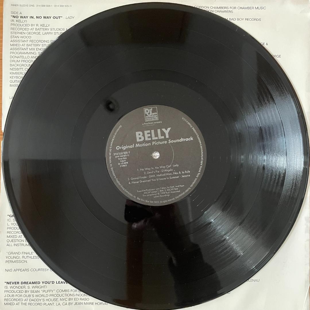 JUICE/LP ・BELLY/2LP 2枚セット サウンドトラック　レコード