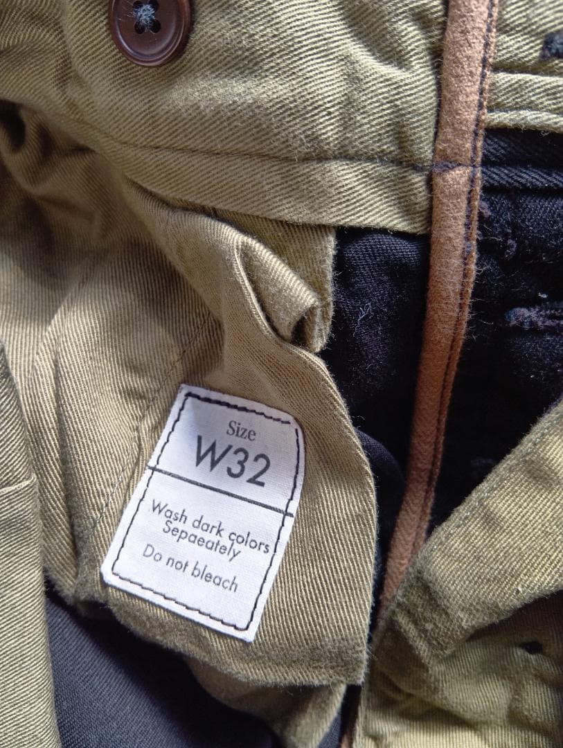 Colimbo ULSTER CHINO ブラック チノパン W32