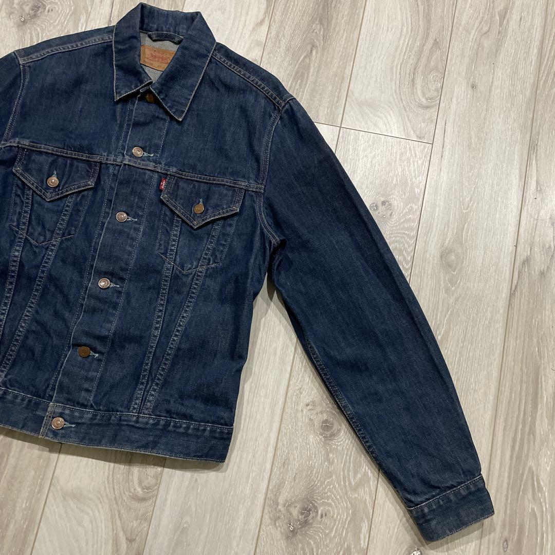 濃紺 00s ユーロ Levi's 70500 XL デニムジャケット 4th