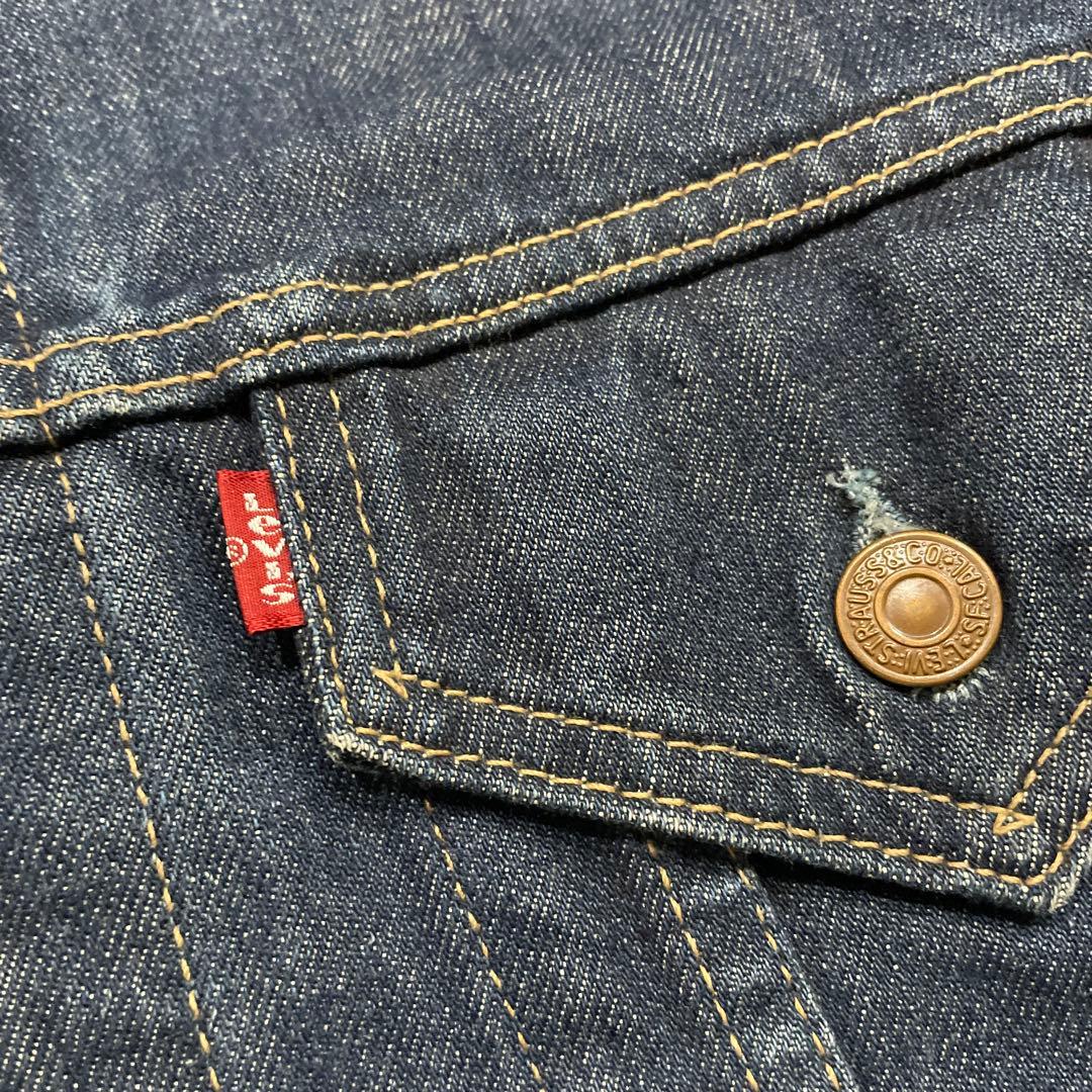 濃紺 00s ユーロ Levi's 70500 XL デニムジャケット 4th