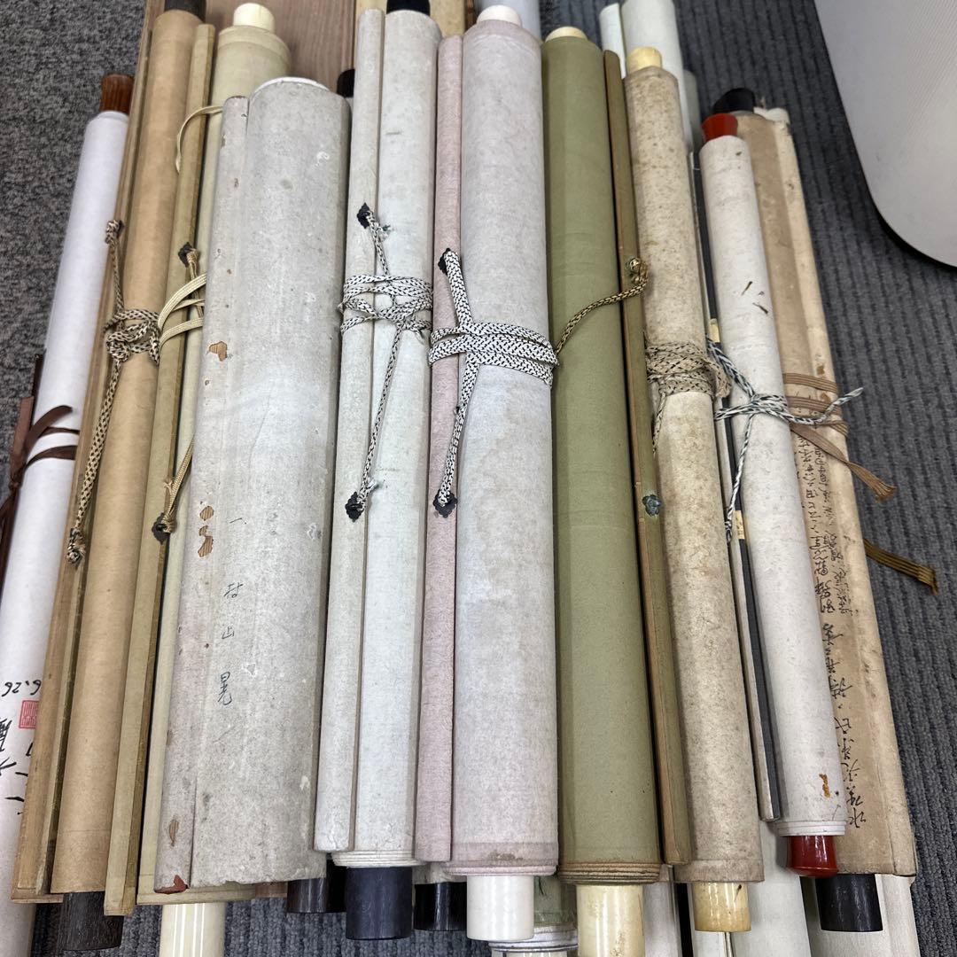 掛軸，掛け軸 ，漢字，畫，掛軸セット30点まとめ