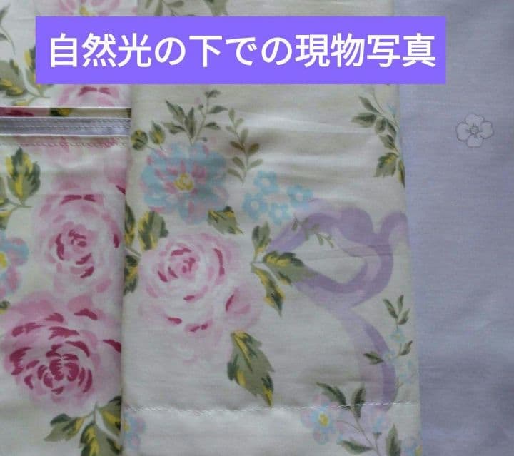 新品新入荷★薔薇と薄いパープルリボンシングル掛け布団カバー・枕カバーシーツの３点