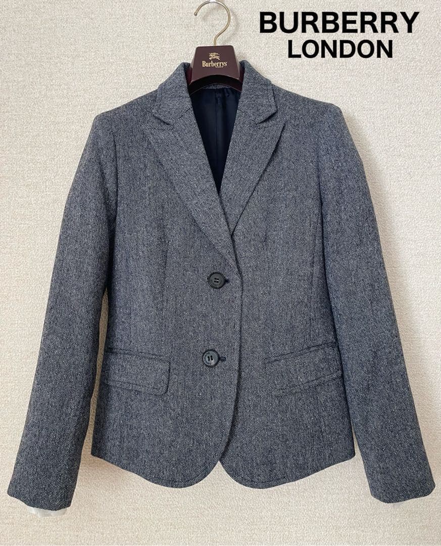 【新品未使用】BURBERRY LONDON バーバリーツイードウールジャケット