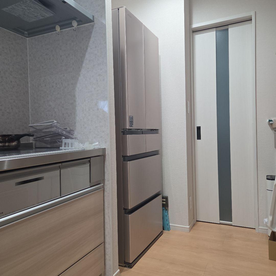 【2022年】HITACHI 冷蔵庫 R-HW49S 485L 日立 凹み匂い有