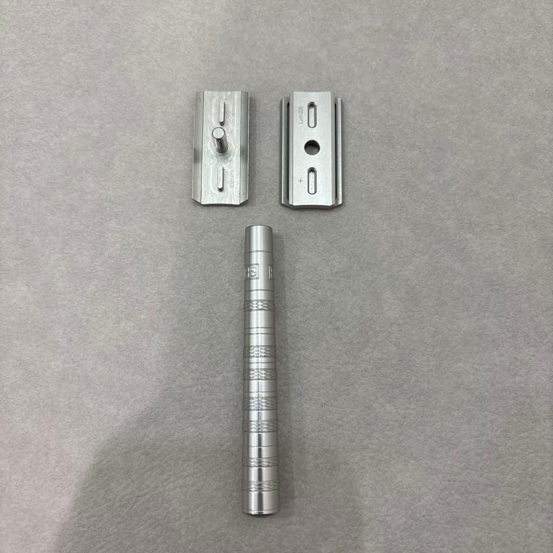 HENSONSHAVING AL13 シルバー　替え刃95枚付き