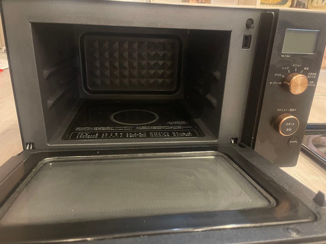 SHARPスタイリッシュオーブンレンジ 18L RE-F18A-B 2020年製