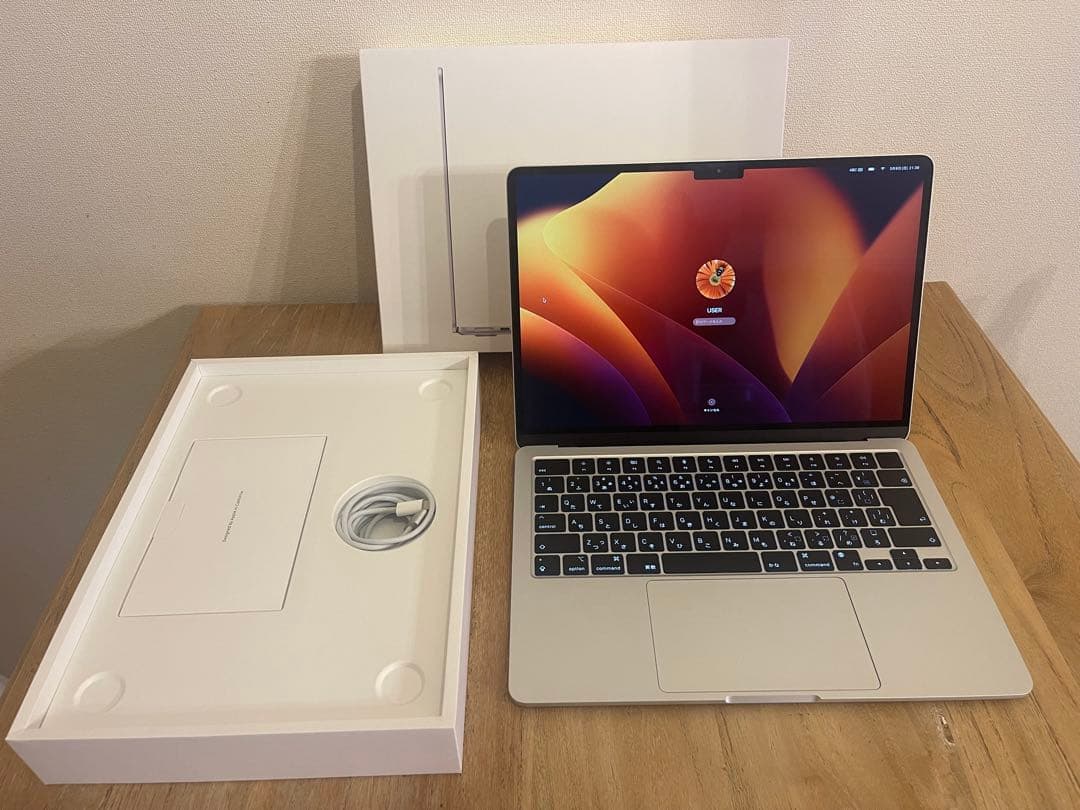 MacBook 2022モデル 13.6インチ シルバーMagicMouse付き