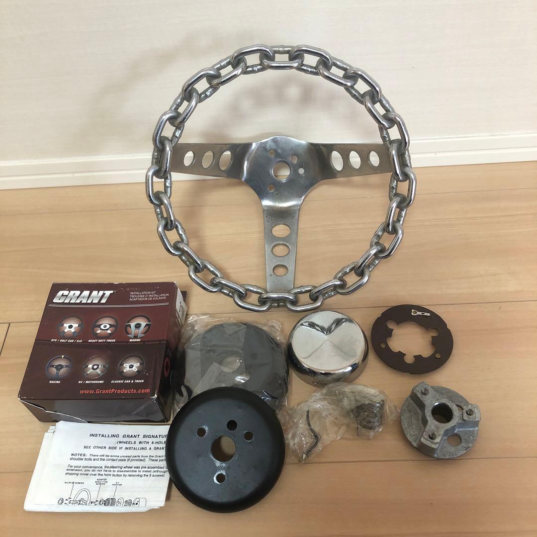 ムーンアイズ　チェーンステアリング　ローライダー