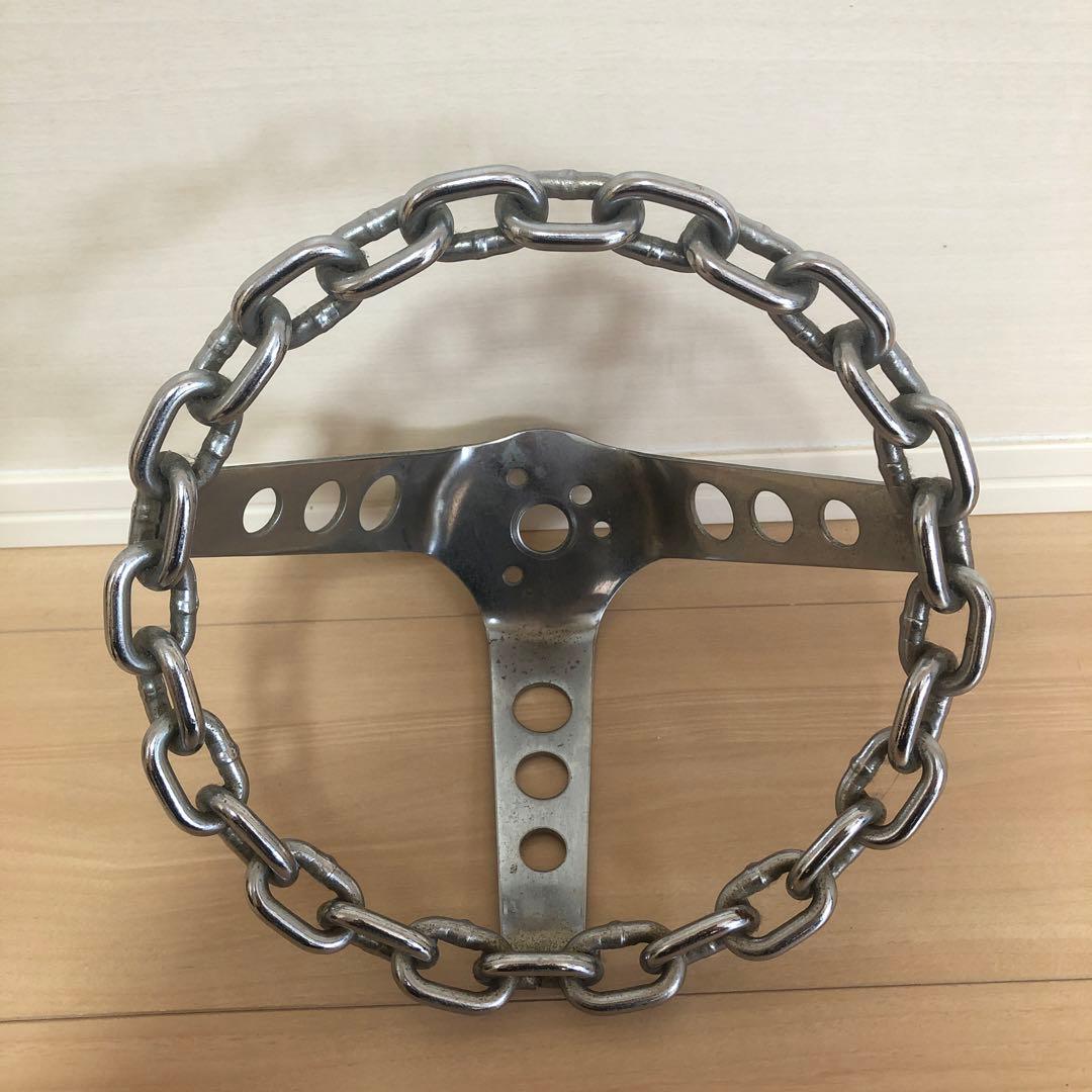 ムーンアイズ　チェーンステアリング　ローライダー