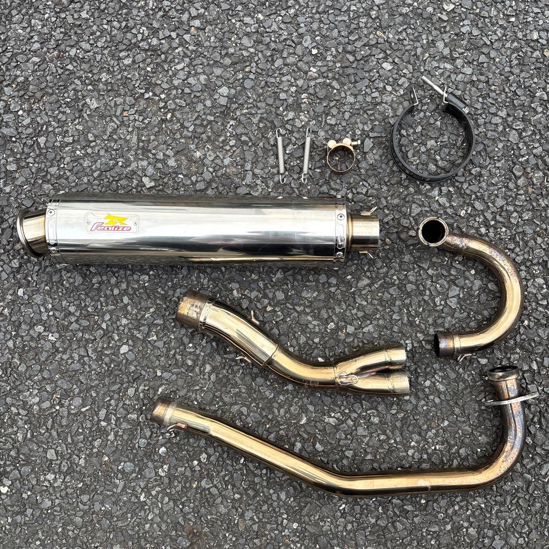 VTR250 リアライズステンレスマフラー フルエキ