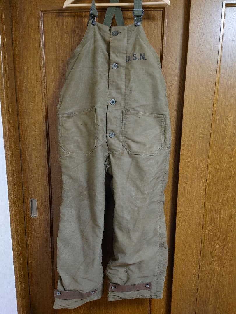 【実物】N-1 オーバーオール　N-1デッキジャケット