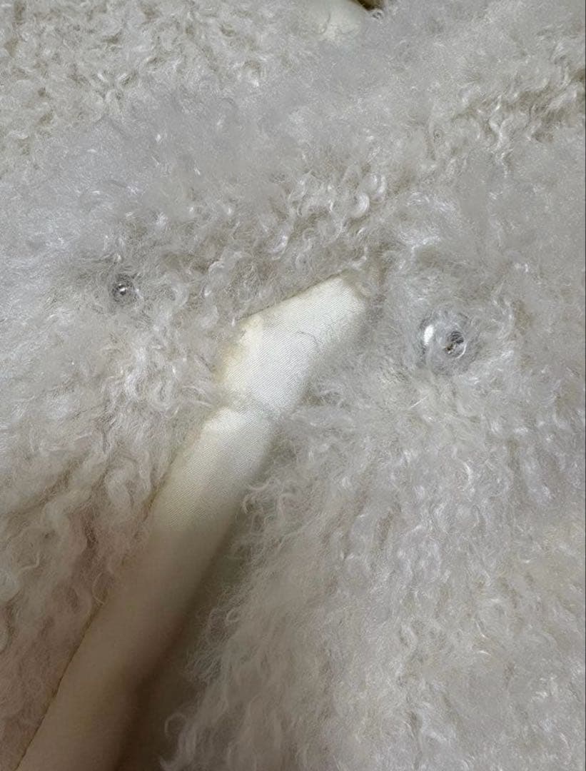 Ballsey プードルファー Vネックベスト