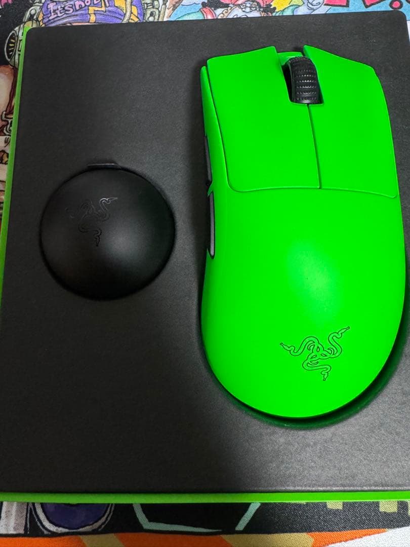 マウス・トラックボール Razer DEATHADDER V4 PRO GREEN EDITION
