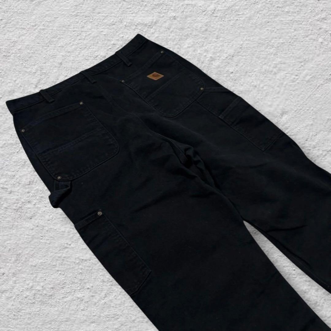 タオ Carharttダブルニーペインターパンツ90sダックブラック