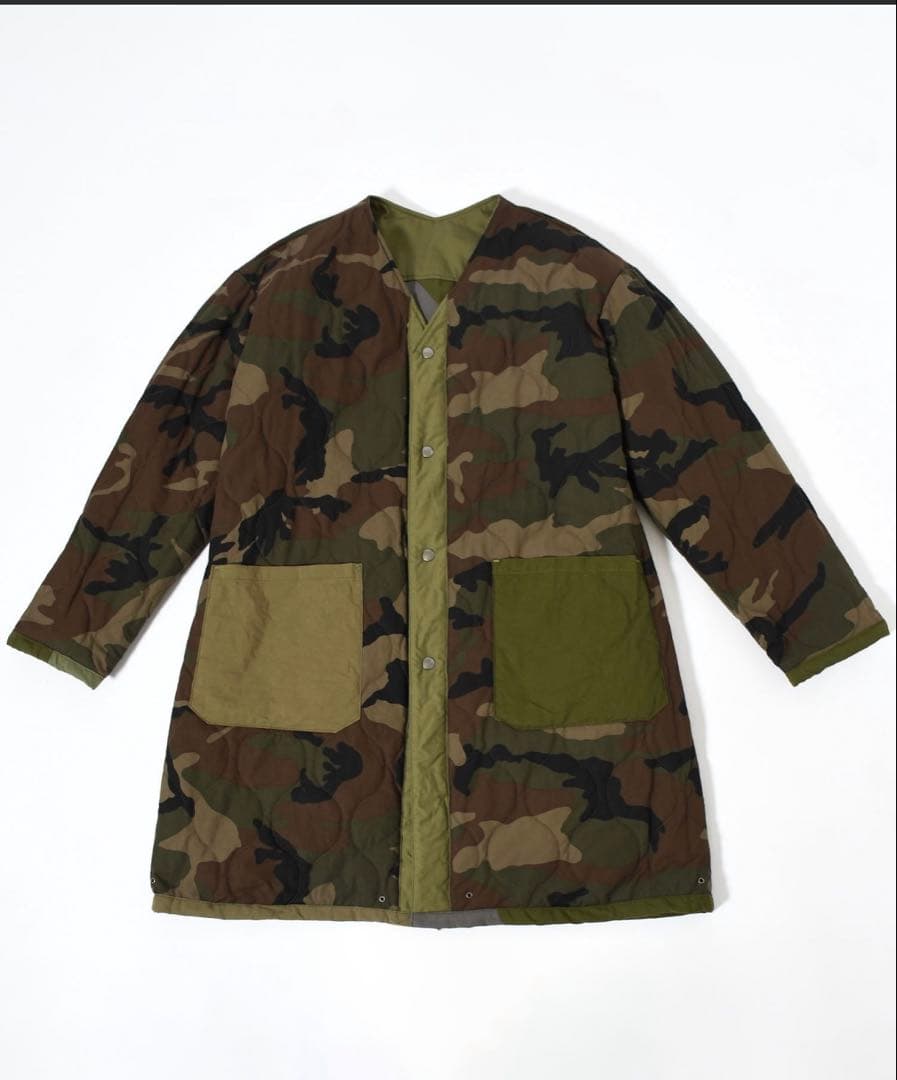 【rebear by Johnbull】リバーシブルパッチワークコート