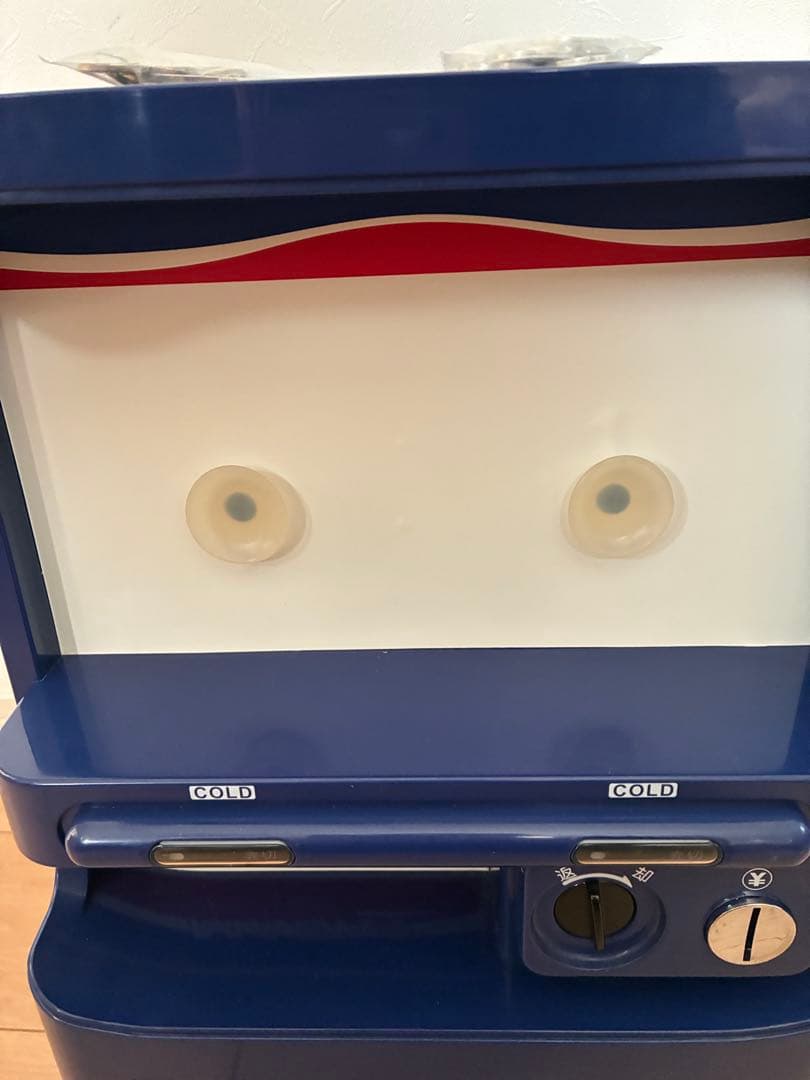 【美品】家庭用 ミニ自動販売機型保冷庫 MSO-016 ブルー