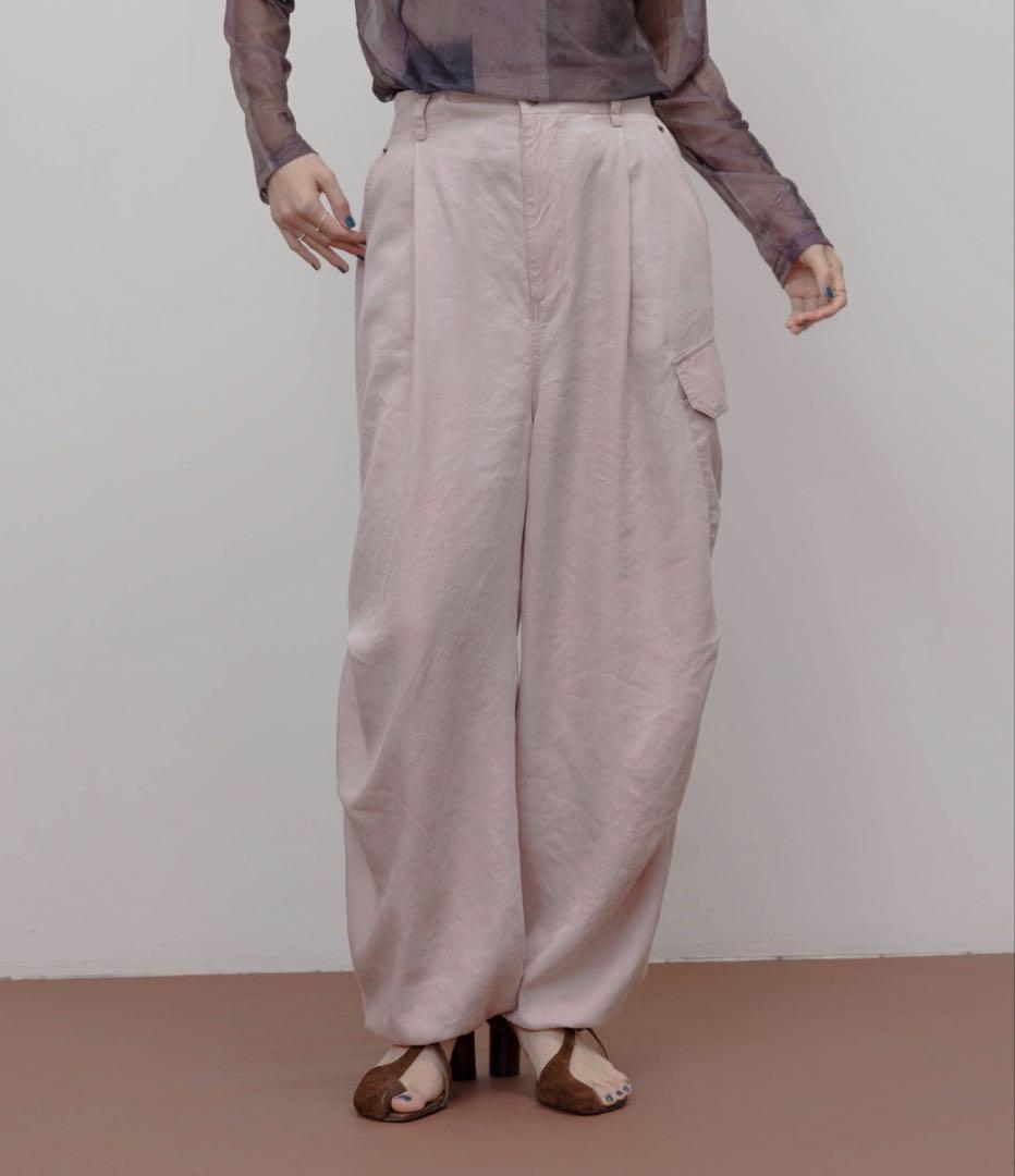 エイミーロウ　バイオ加工 アウトポケット カーゴパンツ