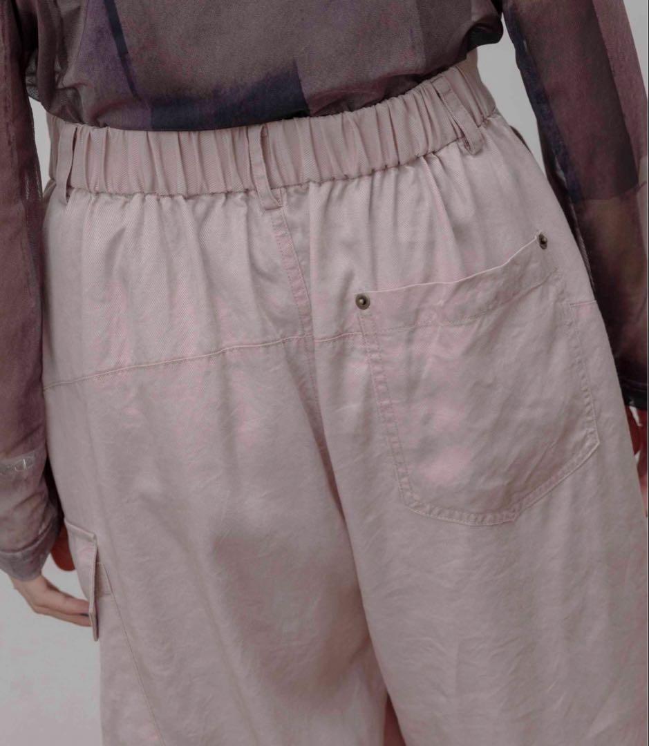 エイミーロウ　バイオ加工 アウトポケット カーゴパンツ