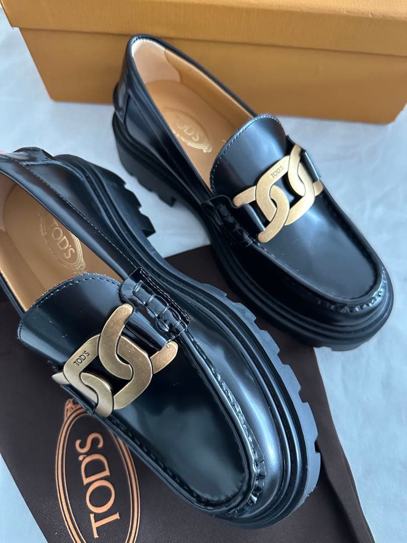 ローファー KATE LEATHER LOAFERS ブラック