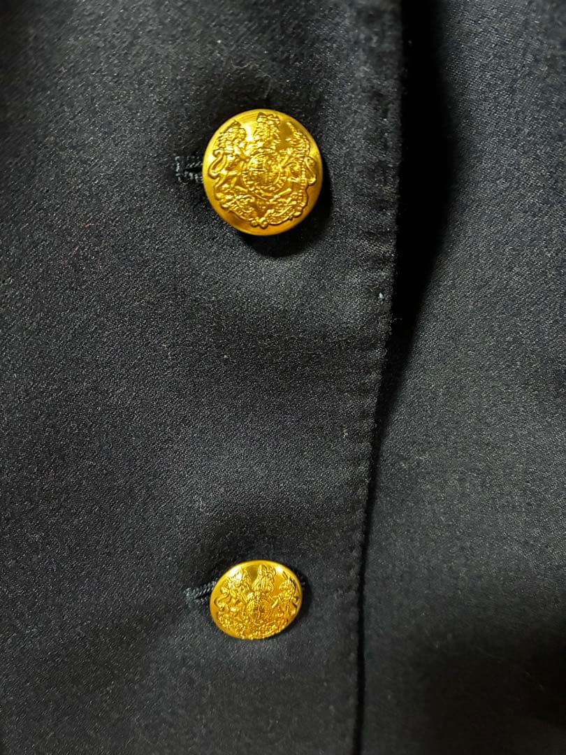 イタリア製　ウール　Ralph Lauren 金釦　紺ブレ