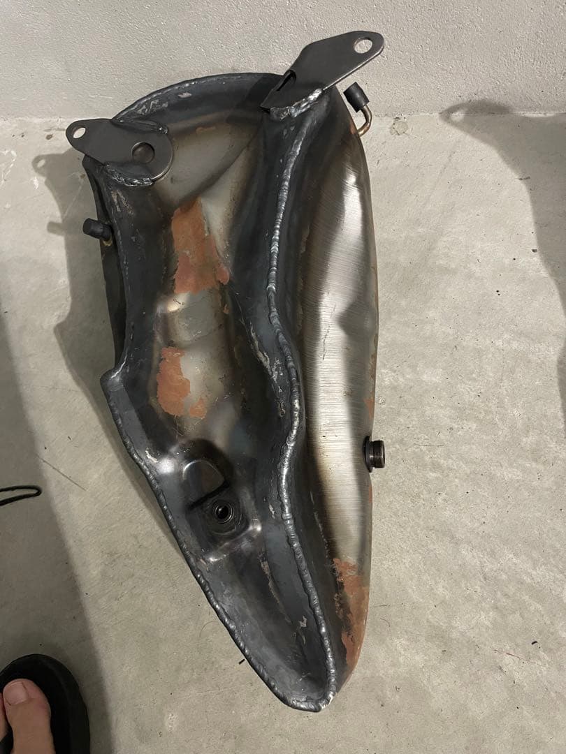 ハーレー ショベル ガソリンタンク 【分割タンク】当時物 ビンテージ パン