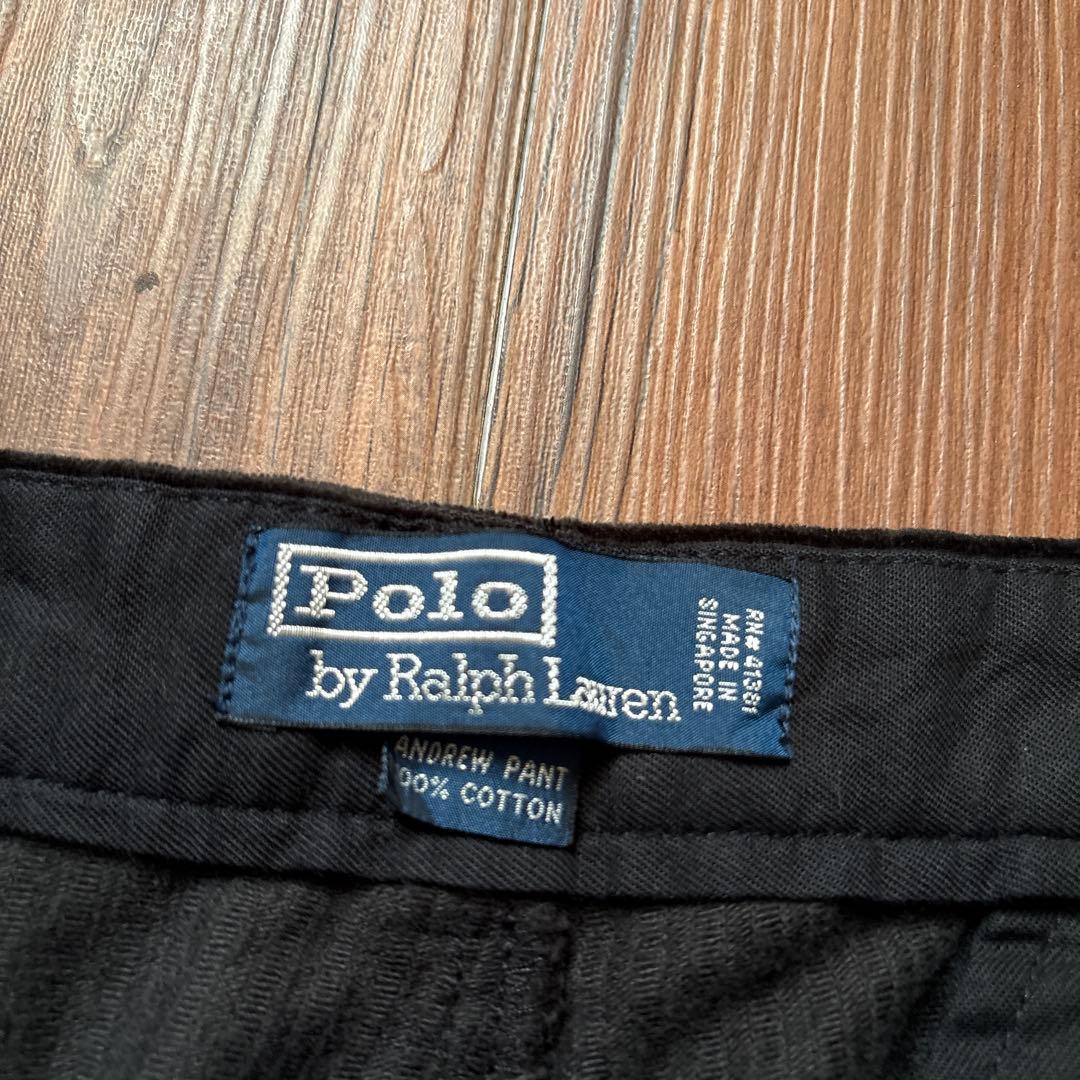 Ralph Lauren 90s〜00s コーデュロイパンツ　ブラック　w34