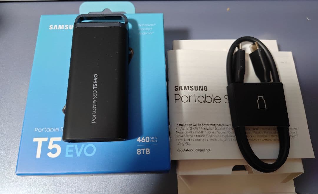 Samsung Portable SSD T5 EVO 8TB 外付けSSD