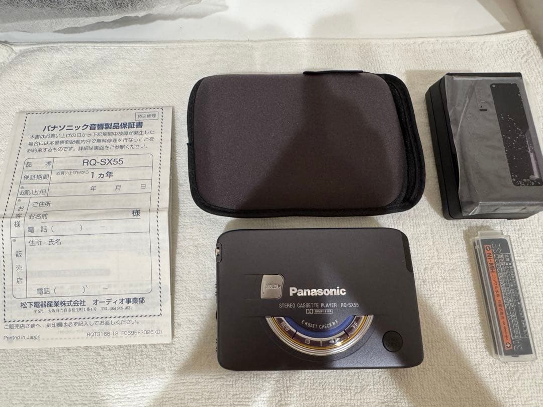 未使用に近い　Panasonic RQ-SX55 カセットプレーヤー　即購入OK