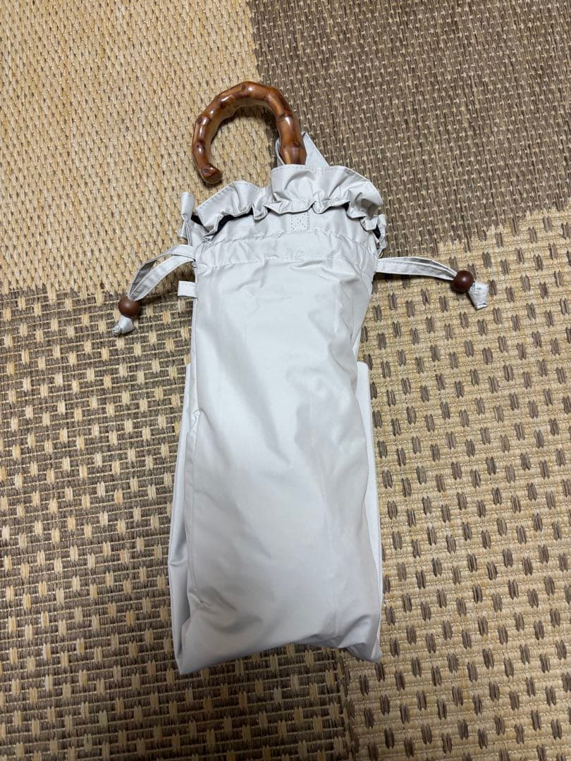 芦屋ロサブランフリル 2段折りたたみ 【50cm】ライトグレージュ