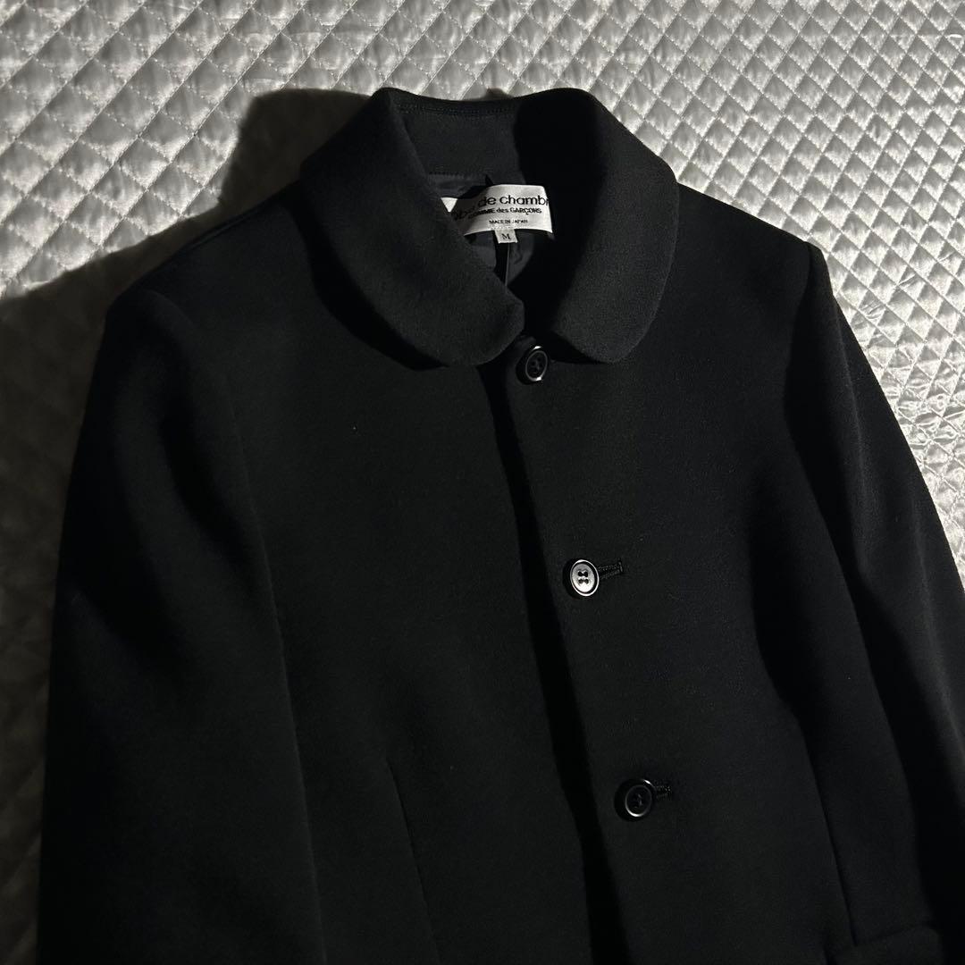 00s AD2002 02AW archive 丸襟ウールジャケット 黒