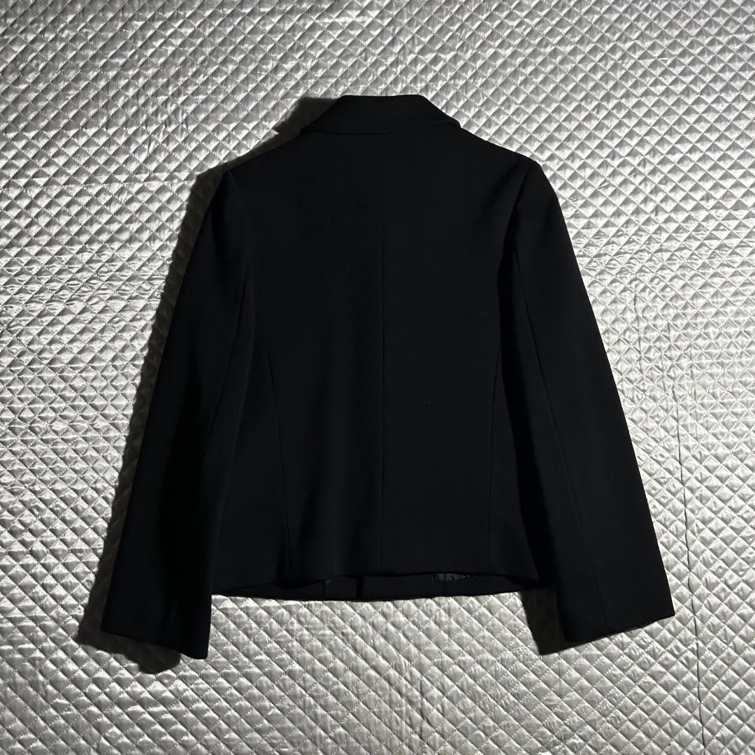 00s AD2002 02AW archive 丸襟ウールジャケット 黒