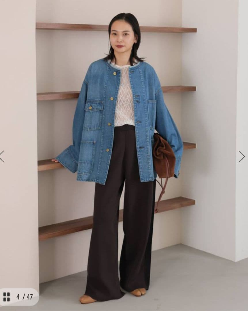 【タグ付き未使用】ジャーナルスタンダード　デニムカバーオール　ブルー