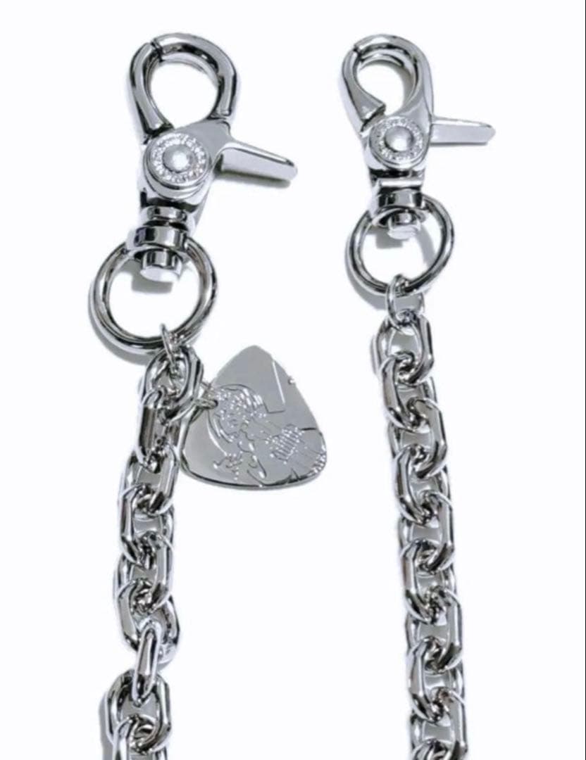 新品未使用品ヒステリックグラマーウォレットチェーンギターガールhysteric