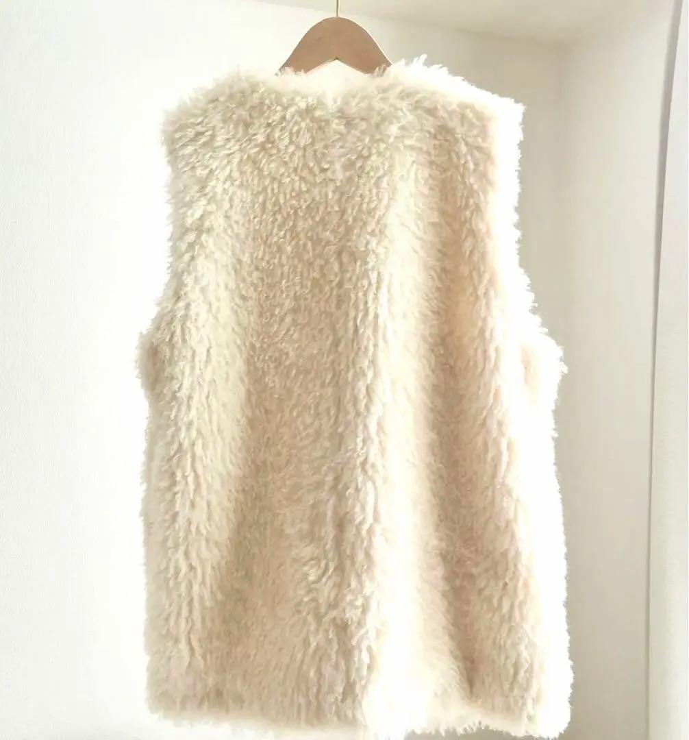 トゥモローランド ボールジィ Ballsey プードルファー クルーネックジレ