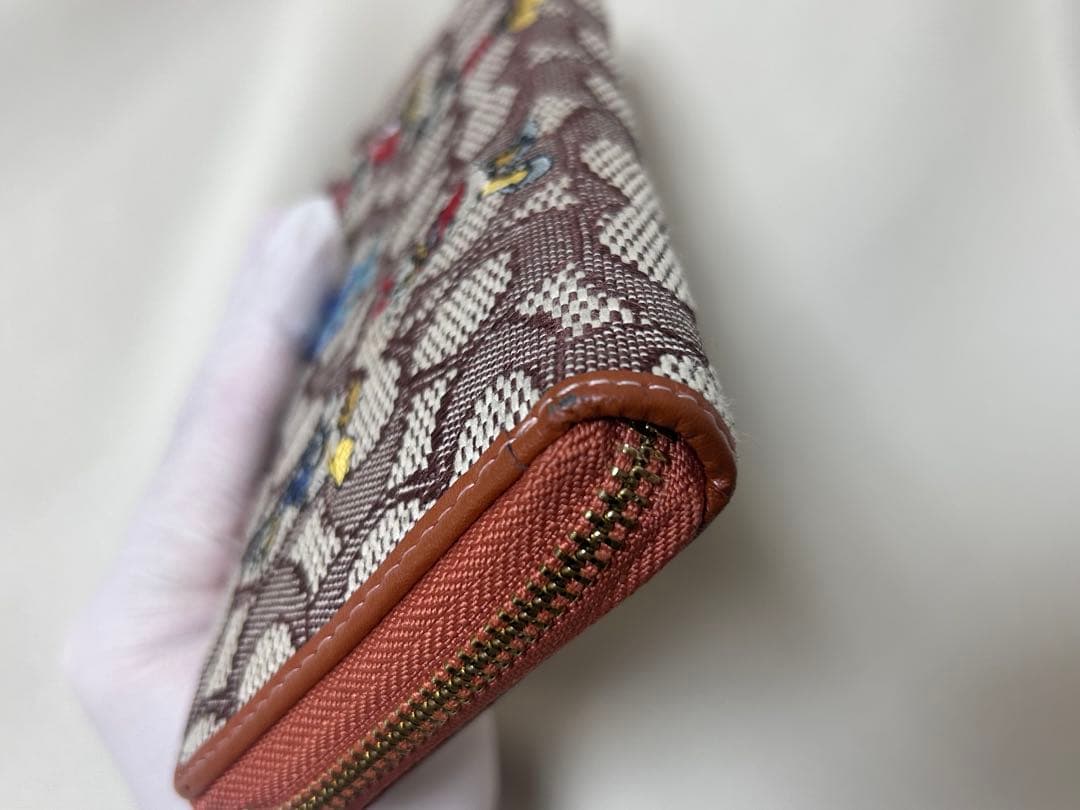 COACH コーチ 財布 ウォレット ディズニー ミッキー 50周年コラボ 刺繍