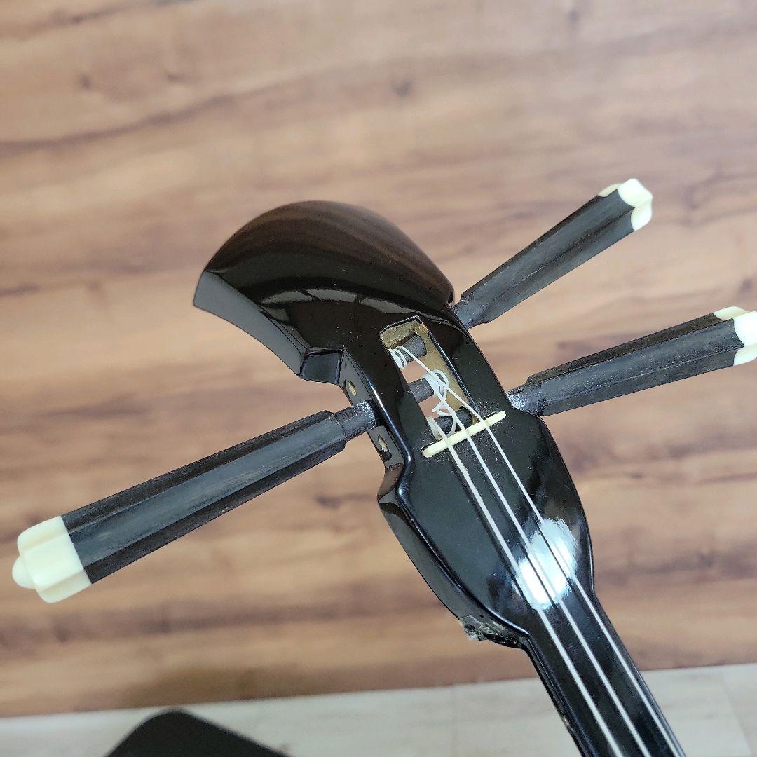 沖縄三線 蛇 合皮 工四合 初心者用 ケース付き