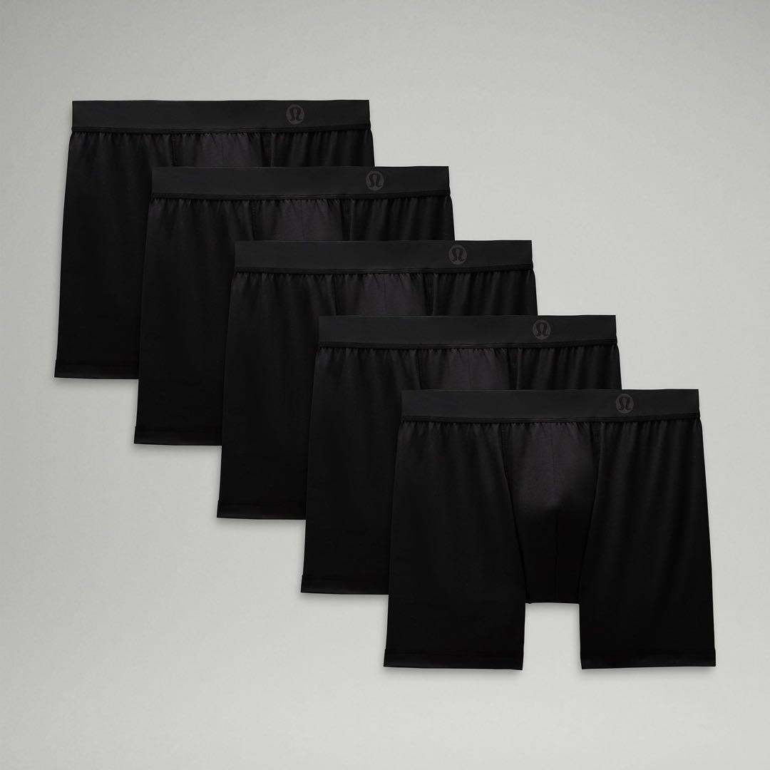 【黒M】lululemon Always In Motionボクサーパンツ 5点
