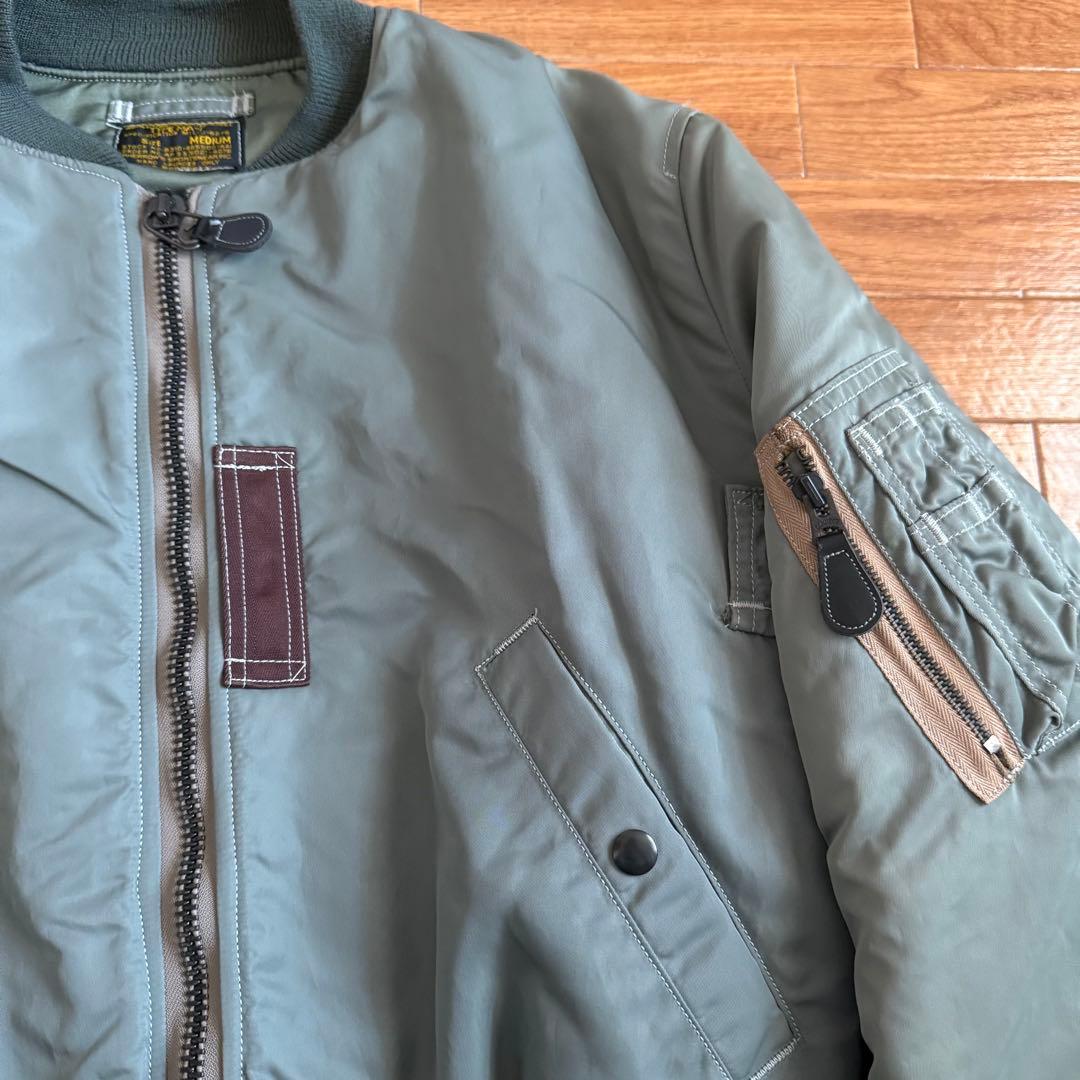 PHERROW'S MA-1 フライトジャケット M フェローズ セージ