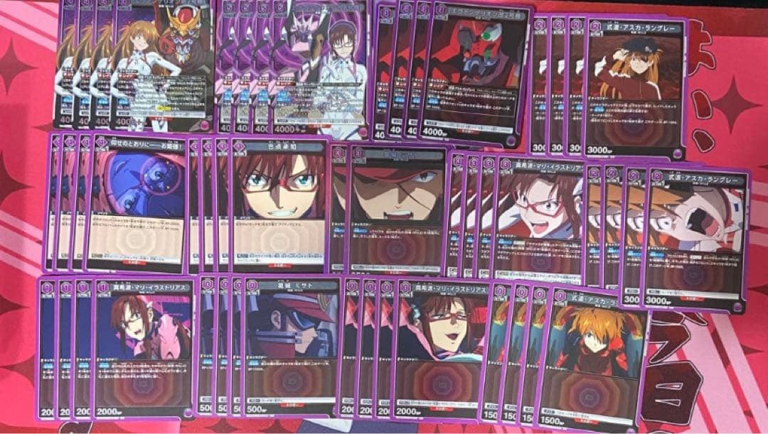 ユニアリ　エヴァンゲリオン　WILLE アスカ　マリ　デッキ　調整パーツAPつき