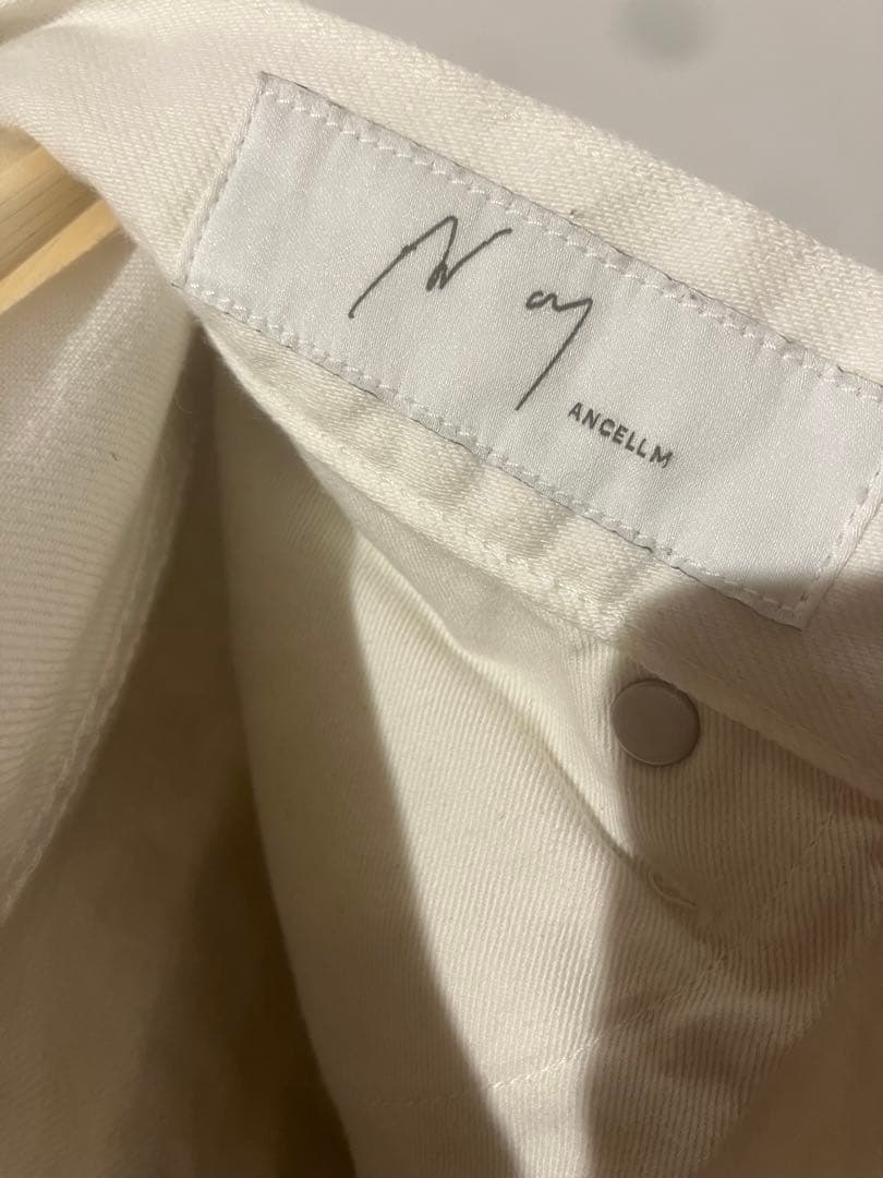 パンツ ANCELLM DAMAGE WIDE 5P DENIM PANTS