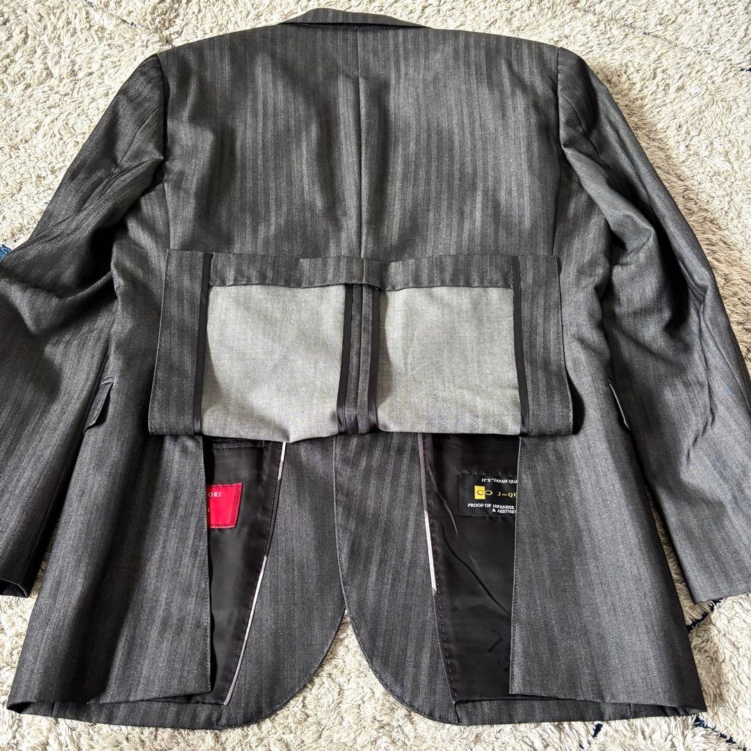 【極美品✨】ブラックレーベルクレストブリッジ　スーツ　セットアップ　ストライプ