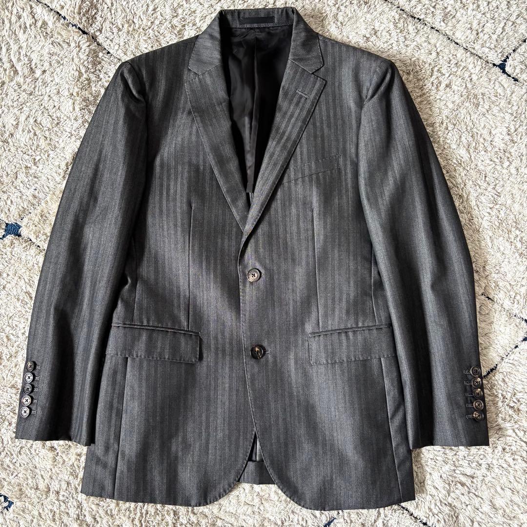 【極美品✨】ブラックレーベルクレストブリッジ　スーツ　セットアップ　ストライプ