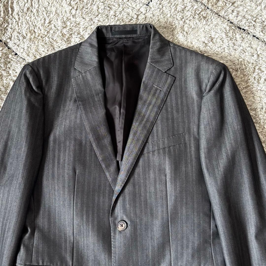【極美品✨】ブラックレーベルクレストブリッジ　スーツ　セットアップ　ストライプ