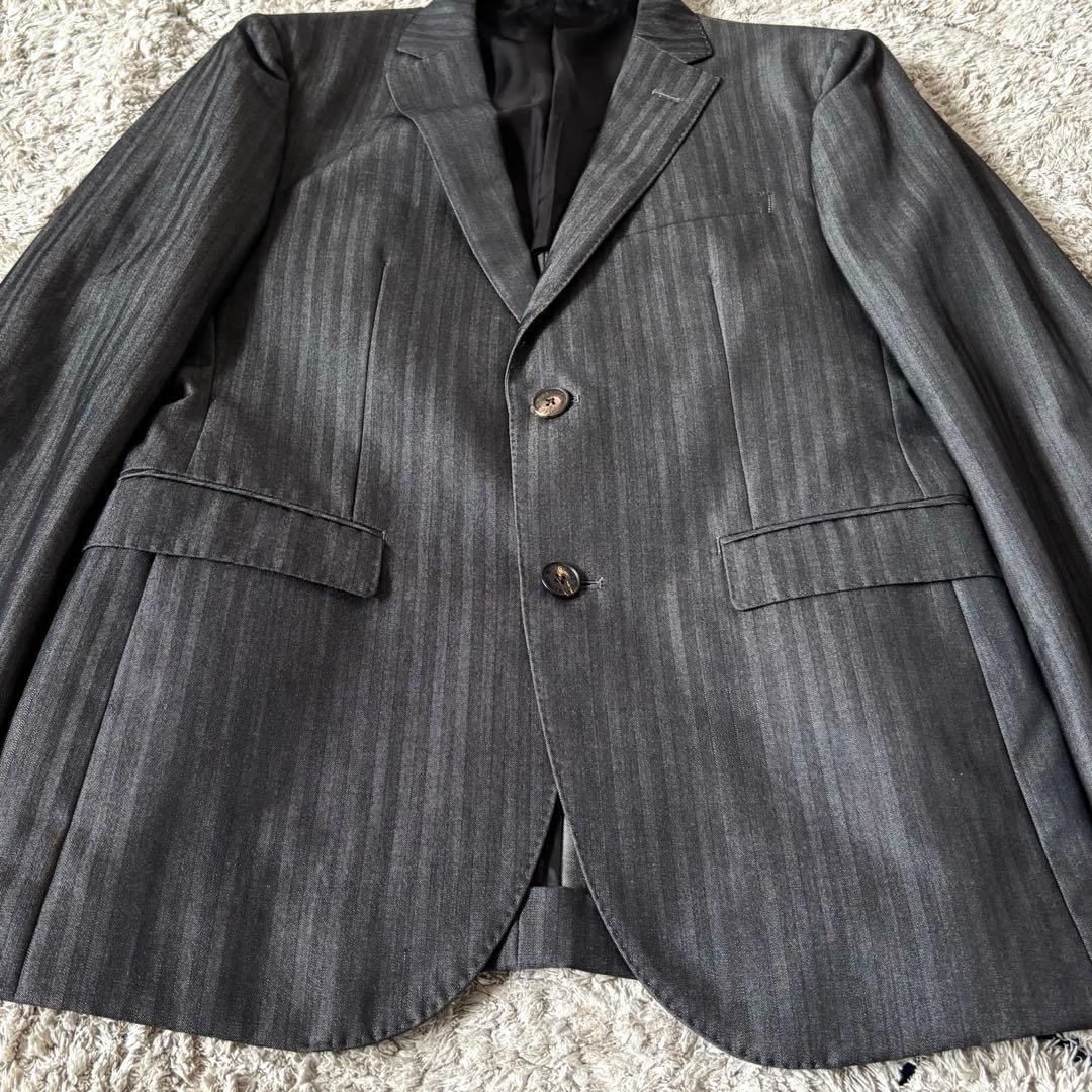 【極美品✨】ブラックレーベルクレストブリッジ　スーツ　セットアップ　ストライプ